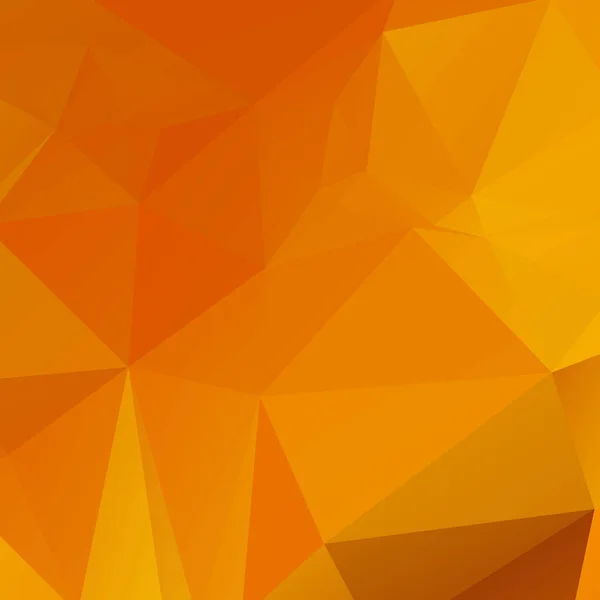 Abstrait Orange Polygone Texture Fond — Image vectorielle