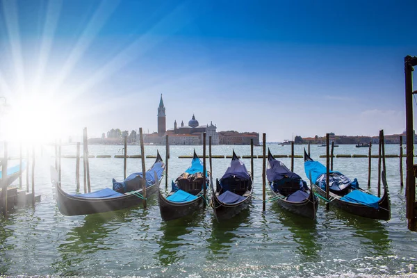 Gondolas Venedig Italien — Stockfoto