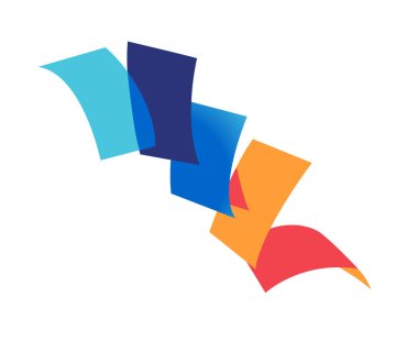 Bir sürü hikaye içeren renkli kitabın sayfaları