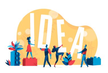 İnsanlar harika bir konsept üzerinde birlikte çalışırlar.