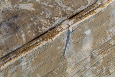Kömür Maden endüstrisinin manzara havadan görünümü 