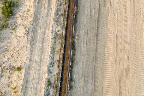 Scenic Aerial View Coal Mine Industry — Stock Photo, Image