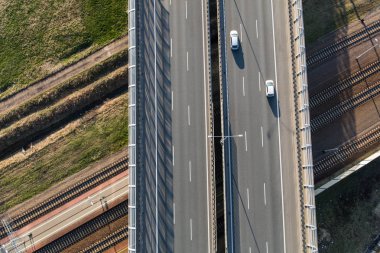 Otobanın havadan görünüşü