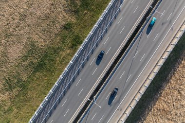 Otobanın havadan görünüşü