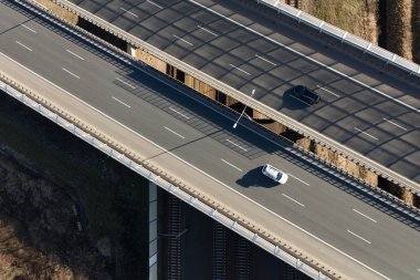 Otobanın havadan görünüşü