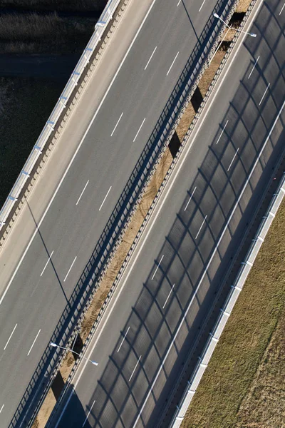 Vista aérea de la autopista —  Fotos de Stock