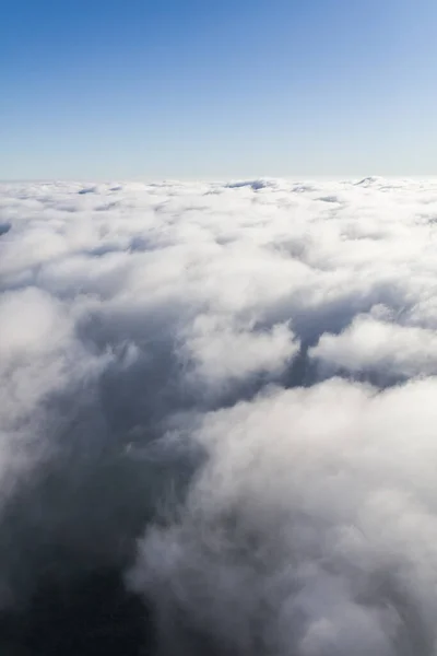 Vanuit Lucht Wolken — Stockfoto