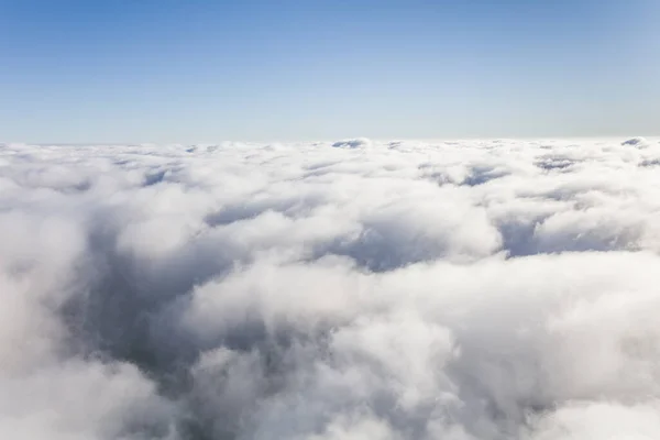 Vista Aérea Sobre Nuvens — Fotografia de Stock