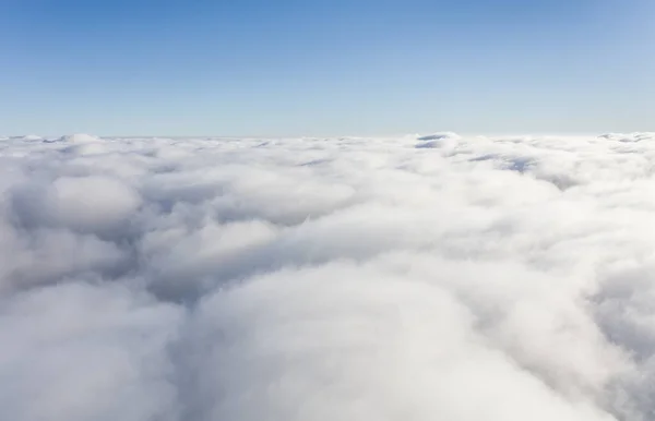 Воздушный Вид Над Облаками — стоковое фото