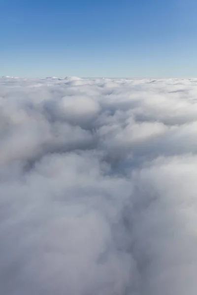 Vista Aérea Sobre Nuvens — Fotografia de Stock
