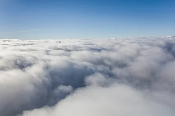 Vista Aérea Sobre Nuvens — Fotografia de Stock