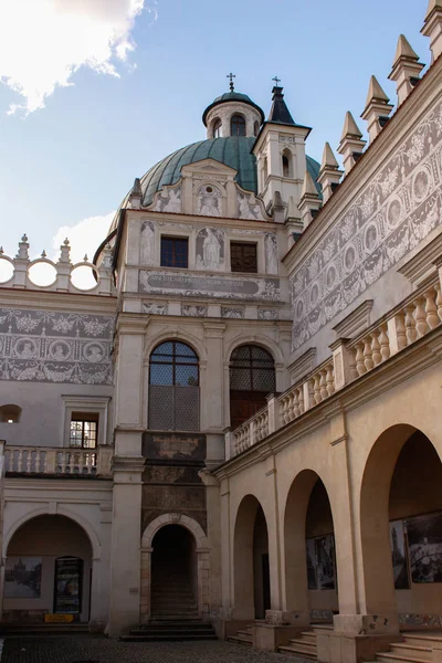 Krasiczyn Polonia Castello Visitato Molti Polacchi Palazzo Krasicki — Foto Stock