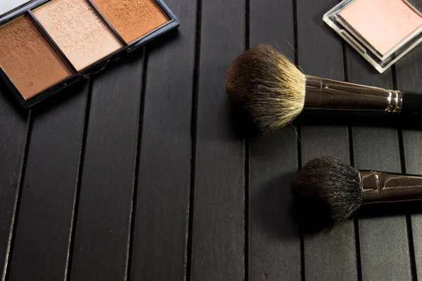 Makeup Brush Face Powder Bronzer Cosmetic Blush Brush — Stock Photo, Image