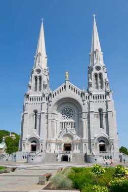 18 Ağustos 2018 - Québec, Kanada - Quebec City yakınındaki Sainte-Anne-de-Beaupre Bazilikası.