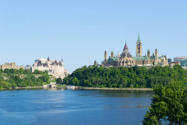 Parliament Hill Verão Ottawa Ontário Canadá — Fotografia de Stock