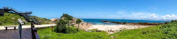 Taipei Taiwan Juli 2018 Landskap Yehliu Geopark New Taipei Stad — Stockfoto