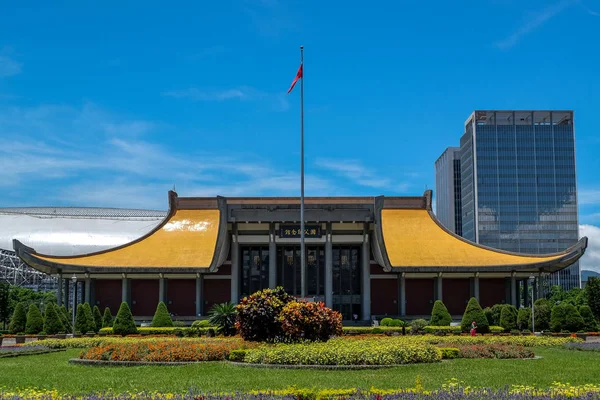 National Sun Yat Sen Memorial Hall Encuentra Distrito Xinyi Taipéi — Foto de Stock