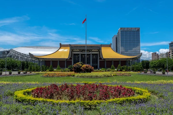 National Sun Yat Sen Memorial Hall Encuentra Distrito Xinyi Taipéi — Foto de Stock