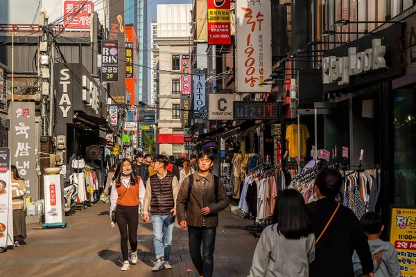 Calle Dongseongno — Foto de Stock