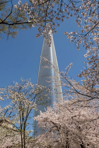 Torre del Mundo Lotte — Foto de Stock