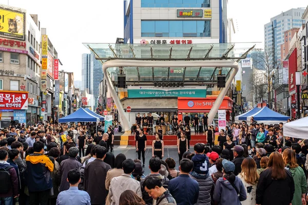 Calle Dongseongno — Foto de Stock