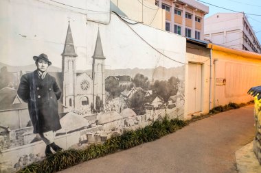 Şair Yi Sang-hwa eski geleneksel evi Daegu, Kore 'de.
