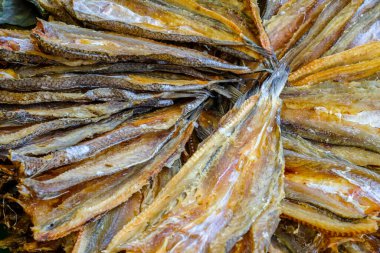 Asya mutfağında kurutulmuş balık kullanılır.