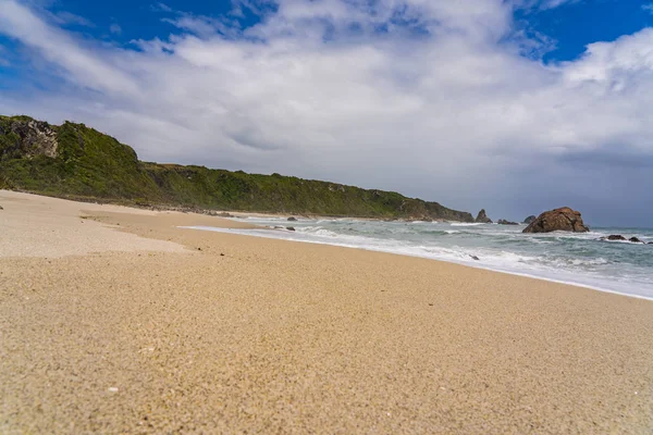 Batı Yakası Kayalık Plajı Cape Foulwind Westport Yeni Zelanda Yeni — Stok fotoğraf