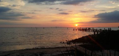 Avalon bay demirli teknelerle Santa Catalina Island Kaliforniya üzerinde. 13th Ekim 2016