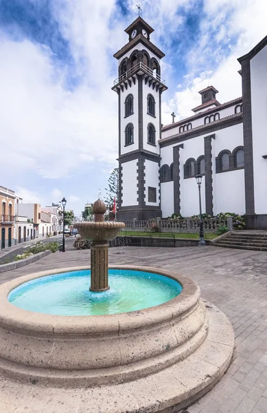 Πύργο Της Εκκλησίας Του Nuestra Sra Candelaria Στο Δήμο Moya — Φωτογραφία Αρχείου