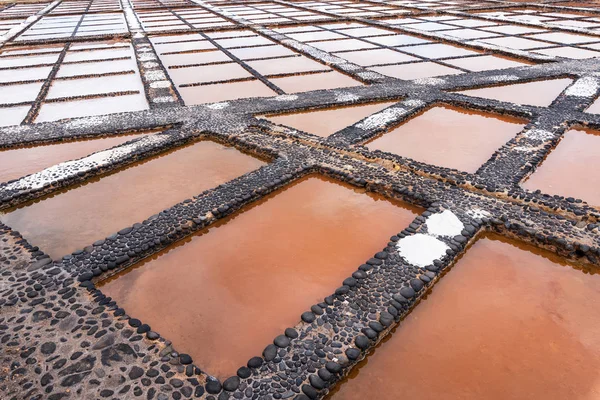 Fuerteventura Spanya Adada Salinas Del Carmen Görünümü — Stok fotoğraf