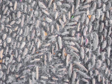 Nehir sırtları adı verilen metamorfik taşlarla inşa edilmiş kırsal kaldırımlar.