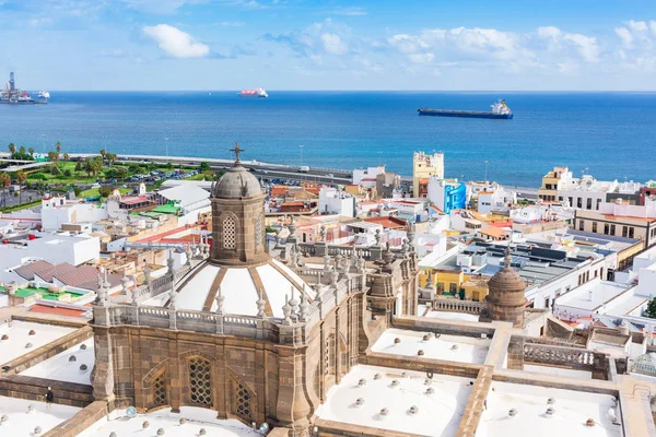 Blick Auf Das Meer Von Der Stadt Las Palmas Gran — Stockfoto