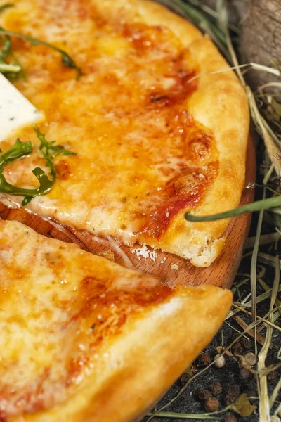 National Georgian Dish Khachapuri Cheese — Stock Photo, Image