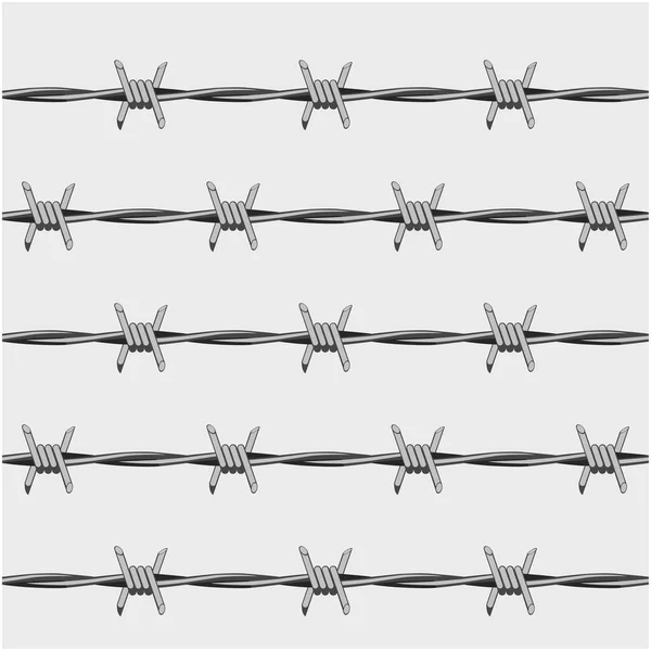 Dikenli tel Dikişsiz desen - barblock arka plan