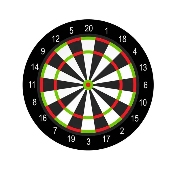 Dart Board Projektowania Układu Gra Rzutki — Wektor stockowy