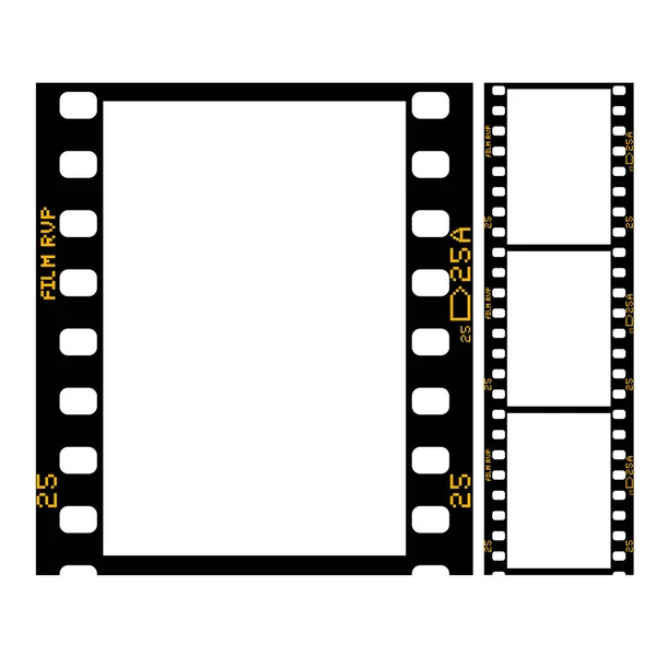Film şeridi - retro film fotoğraf veya film için çerçeve