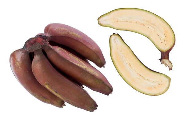 Composto por várias bananas vermelhas — Fotografia de Stock