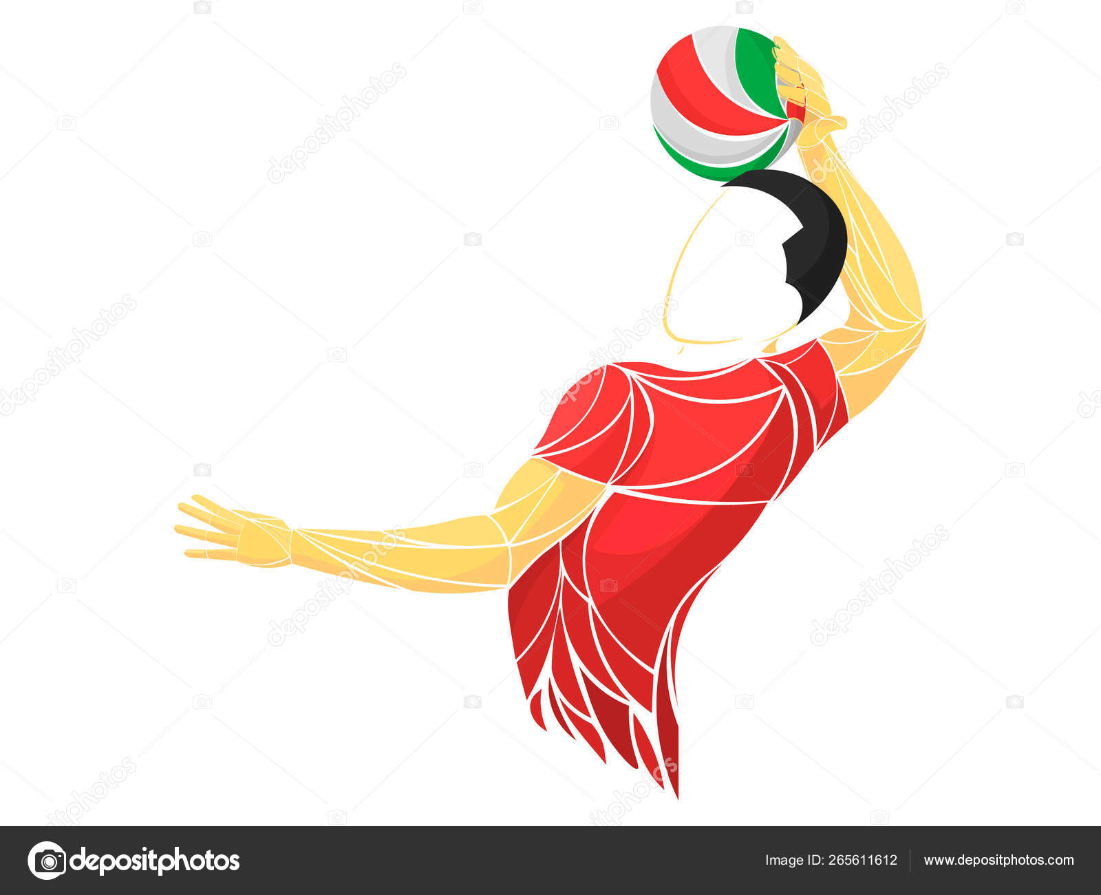 International volleyball, volleyball live, play volleyball, women volleyball, volleyball player Stock Vector by ©hrynchak 265611612