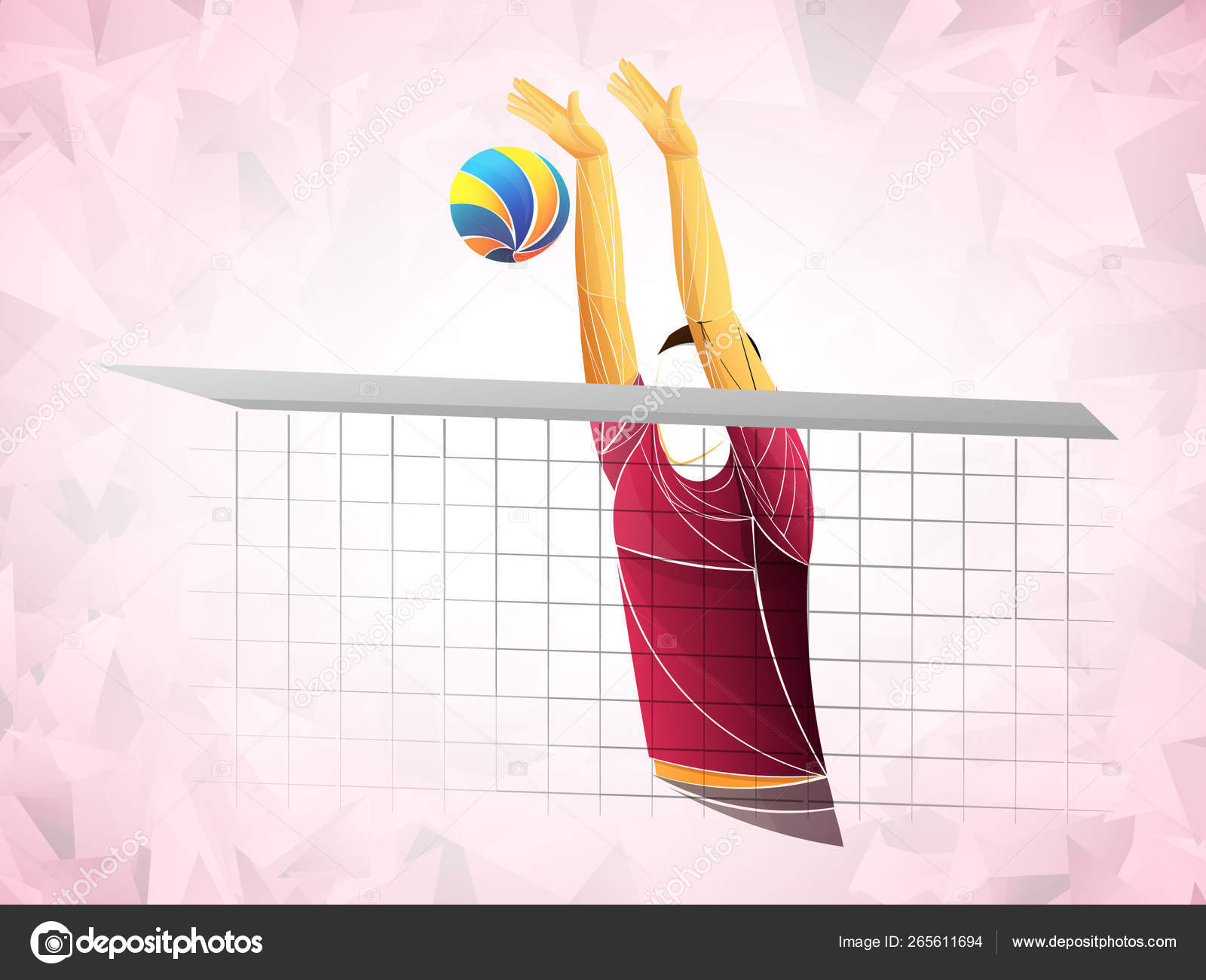 International volleyball, volleyball live, play volleyball, women volleyball, volleyball player Stock Vector by ©hrynchak 265611694