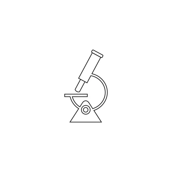과학 아이콘의 현미경 — 스톡 벡터