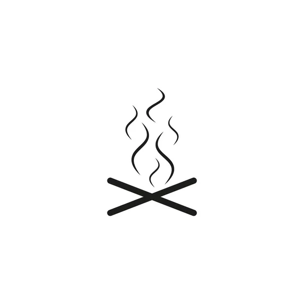 Lagerfeuersymbol — Stockvektor