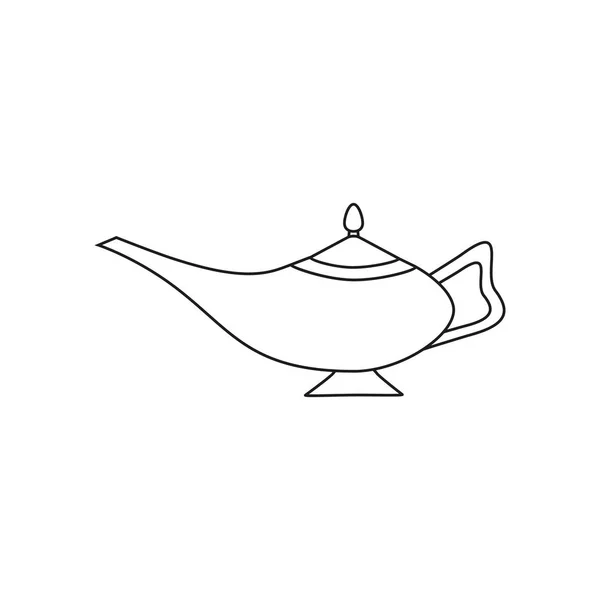 Magic lamp icon — Stock Vector