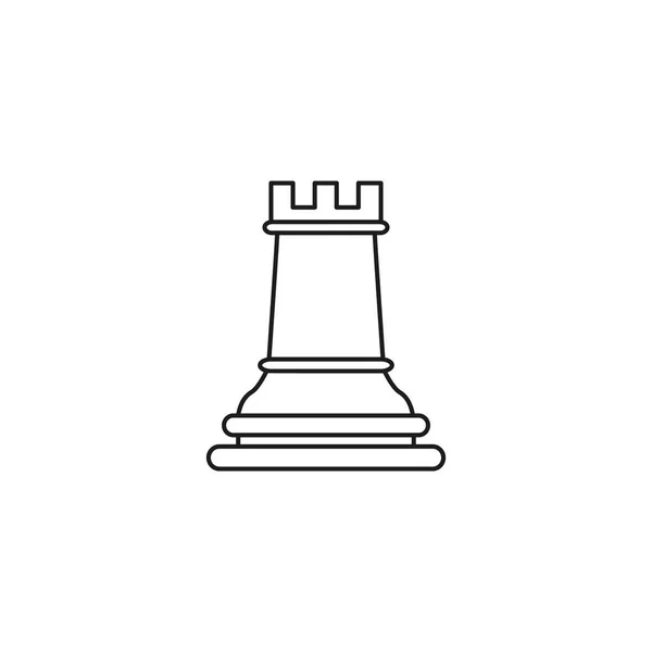 Rook of chess icon le succès du jouet — Image vectorielle