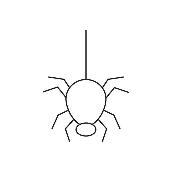 Spinnenwanze als Symbol für den Helloween — Stockvektor