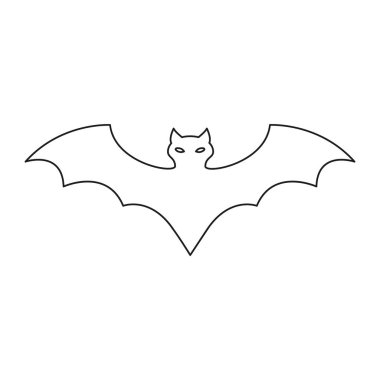 Yarasa simgesinin helloween kötü kan