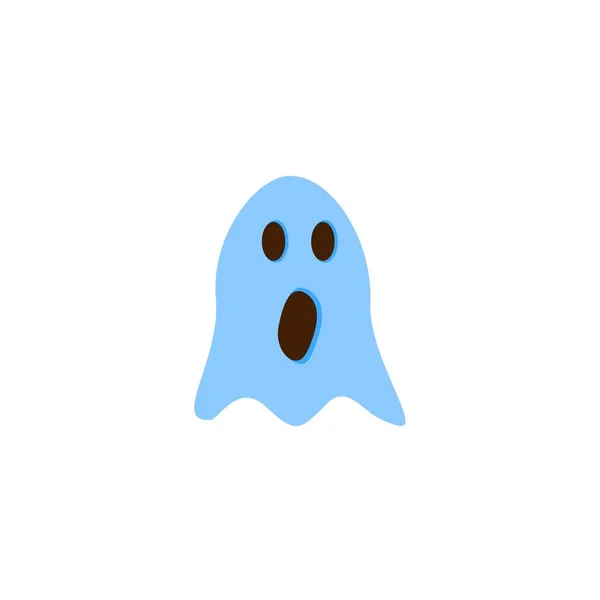 Gost de l'Halloween de l'icône envil — Image vectorielle