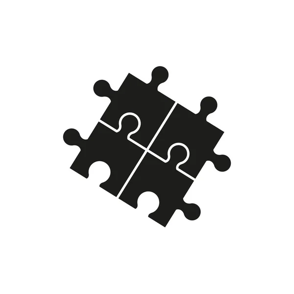 Çizgi siyah simgeler oyun beceri puzzel