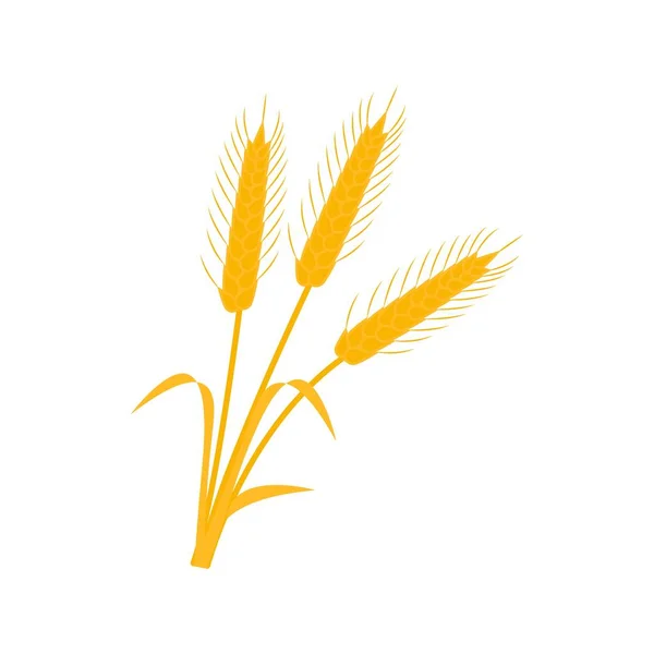 Wheat ear icons of the nature earns — Stock Vector