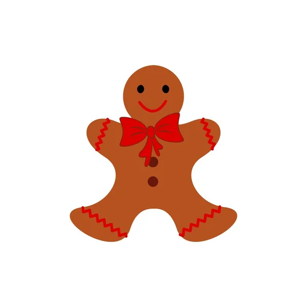 Um biscoitos de Natal no ícone de cor —  Vetores de Stock